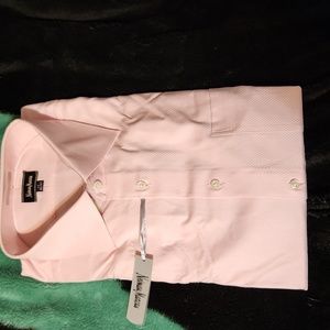 Pink men's dress shirt